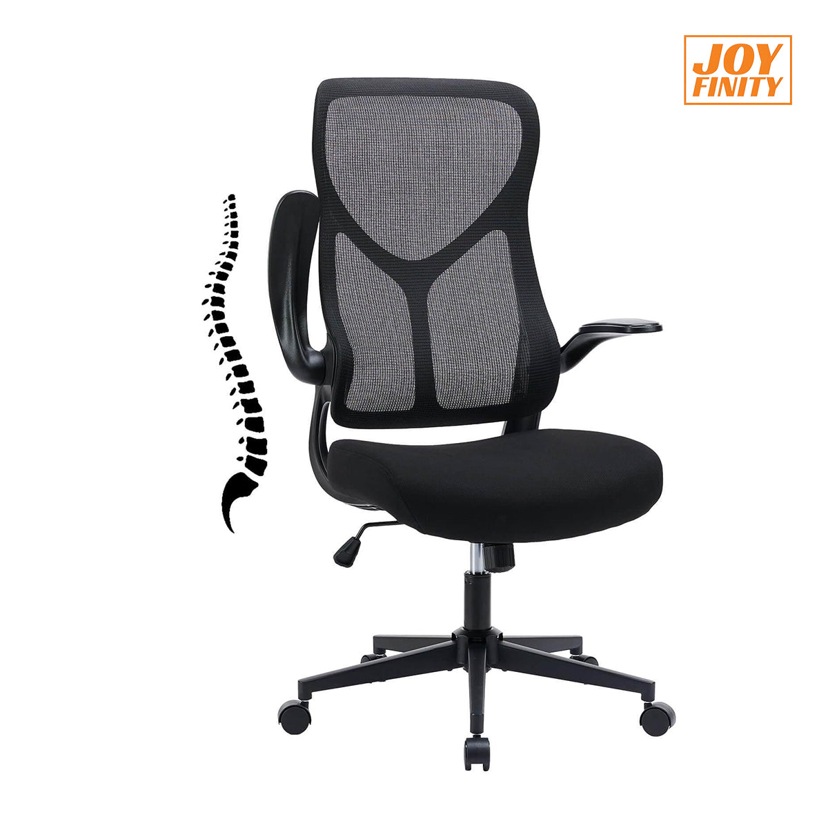 Inbox Zero Ergonomic Task Chair with Headrest, Dynamic Lumbar