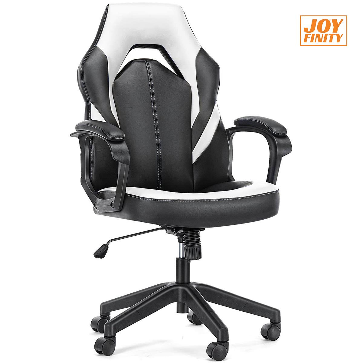 JOYFINITY PU Leather Ergonomic Office Chair Swivel Computer Gaming Chair with Lumbar Support