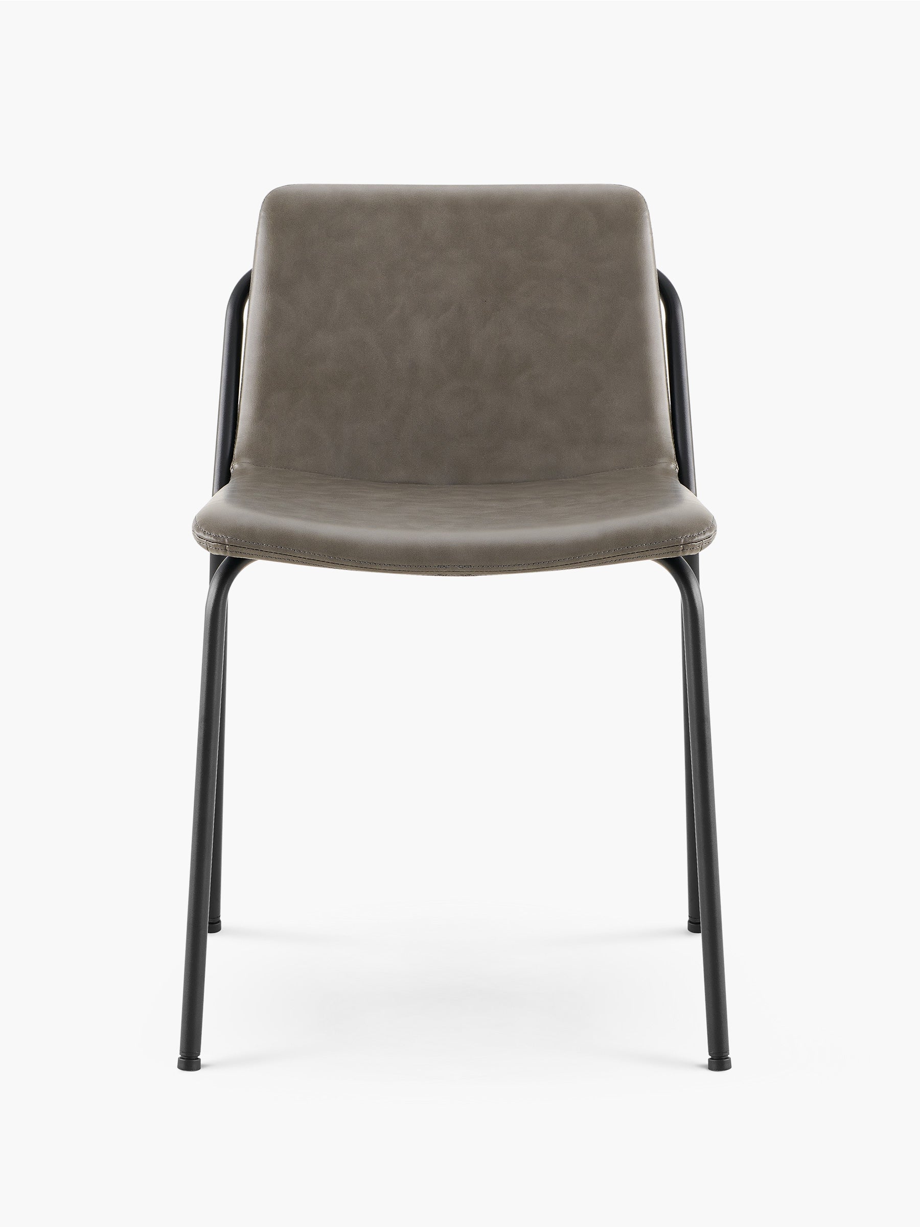 JOYFINITY Modern PU Leather Metal Dining Chair