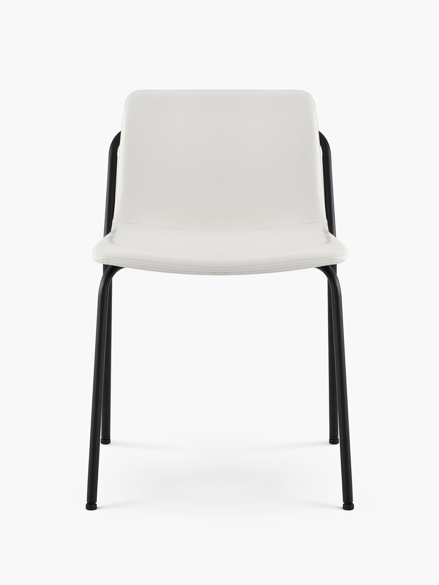 JOYFINITY Modern PU Leather Metal Dining Chair