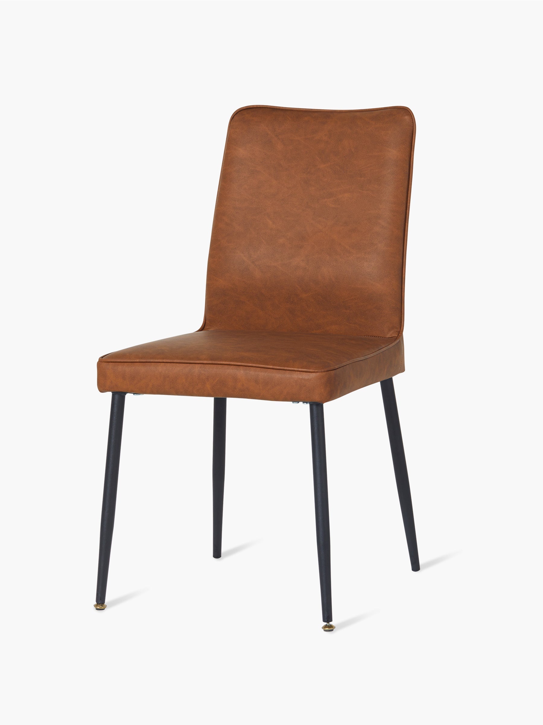 JOYFINITY Faux Leather Dining Chair with Metal Legs