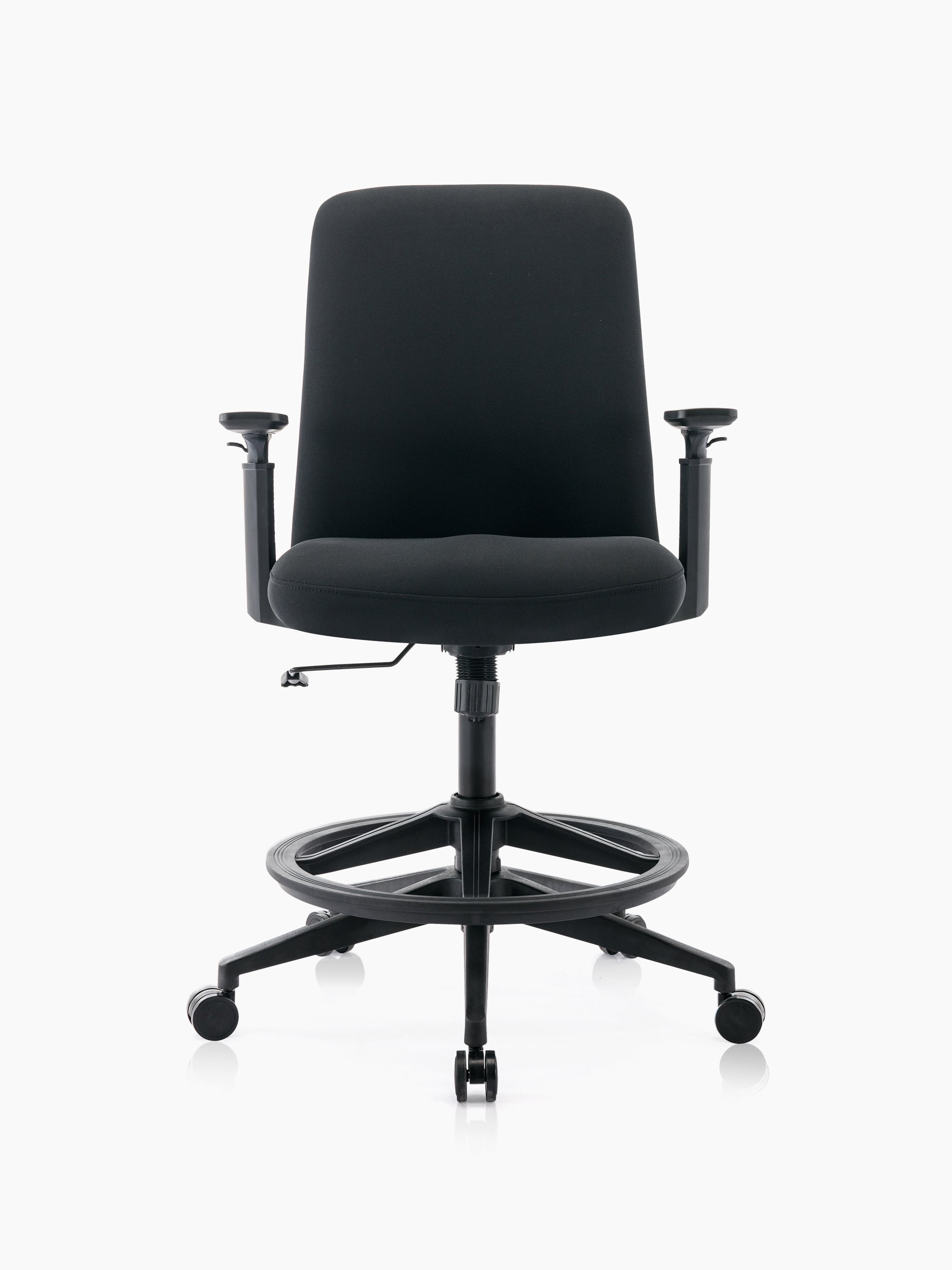 JOYFINITY Mid-Back Drafting Chair with Height Adjustable Foot Ring