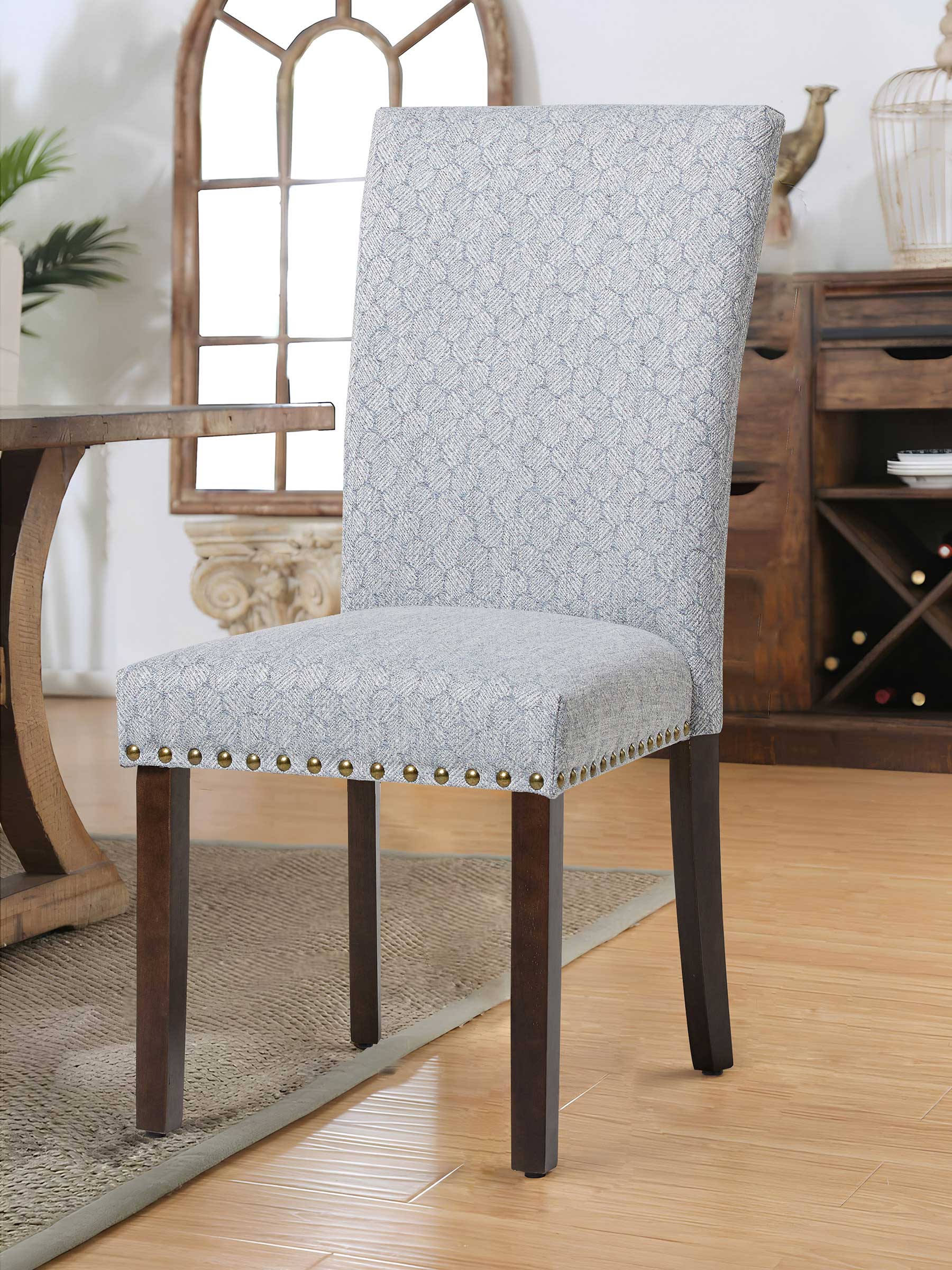 JOYFINITY Classic Parsons Dining Chair with Nailhead Trim