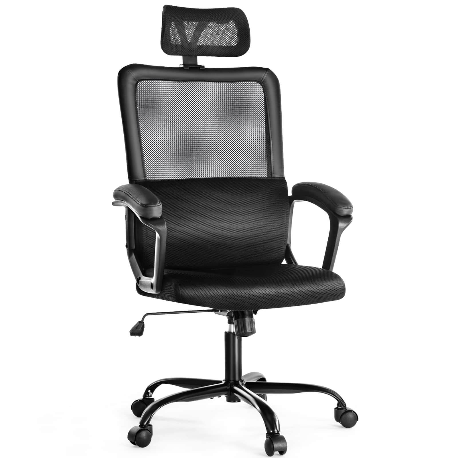 JOYFINITY High Back Ergonomic Swivel Office Chair with Adjustable Headrest and Lumbar Support