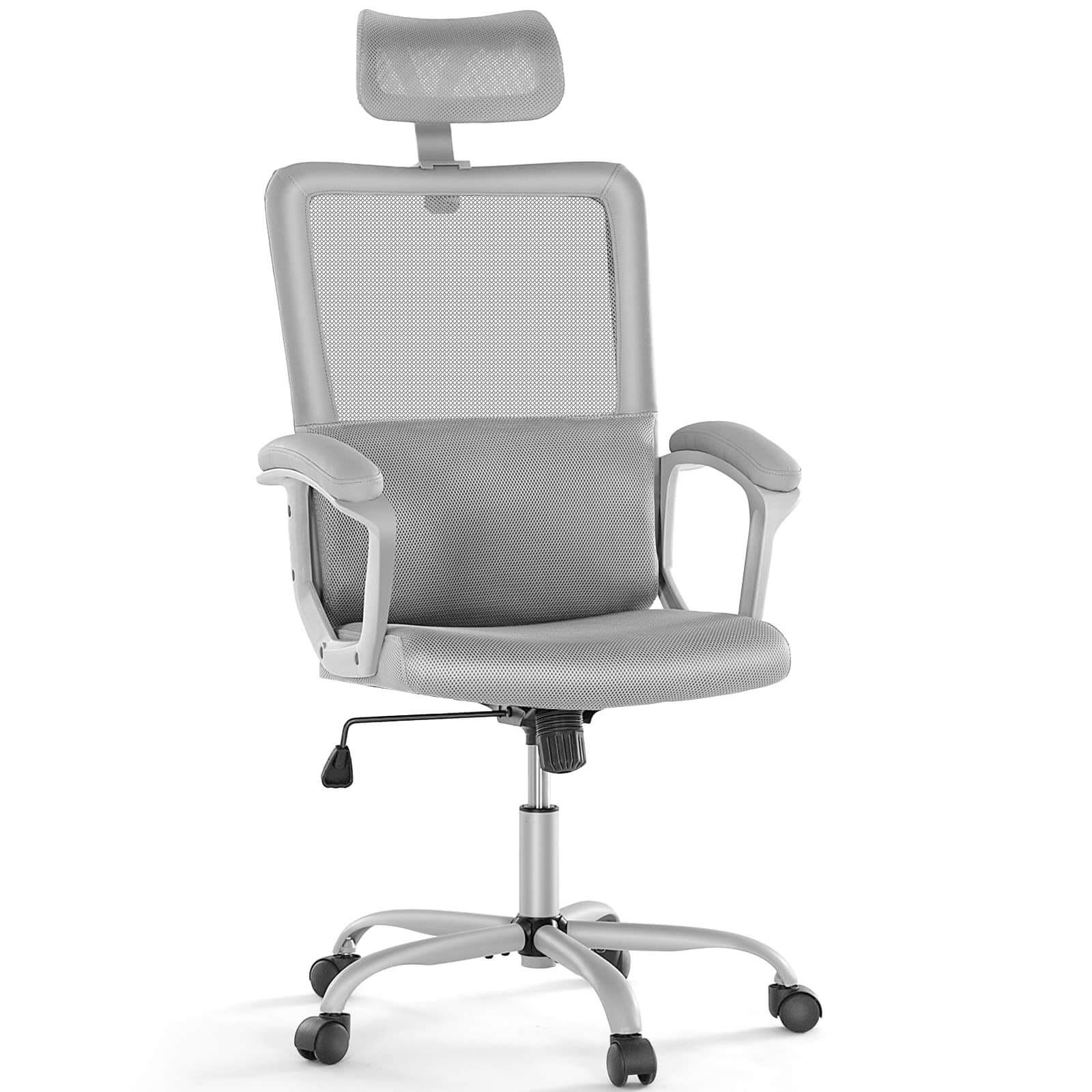 JOYFINITY High Back Ergonomic Swivel Office Chair with Adjustable Headrest and Lumbar Support